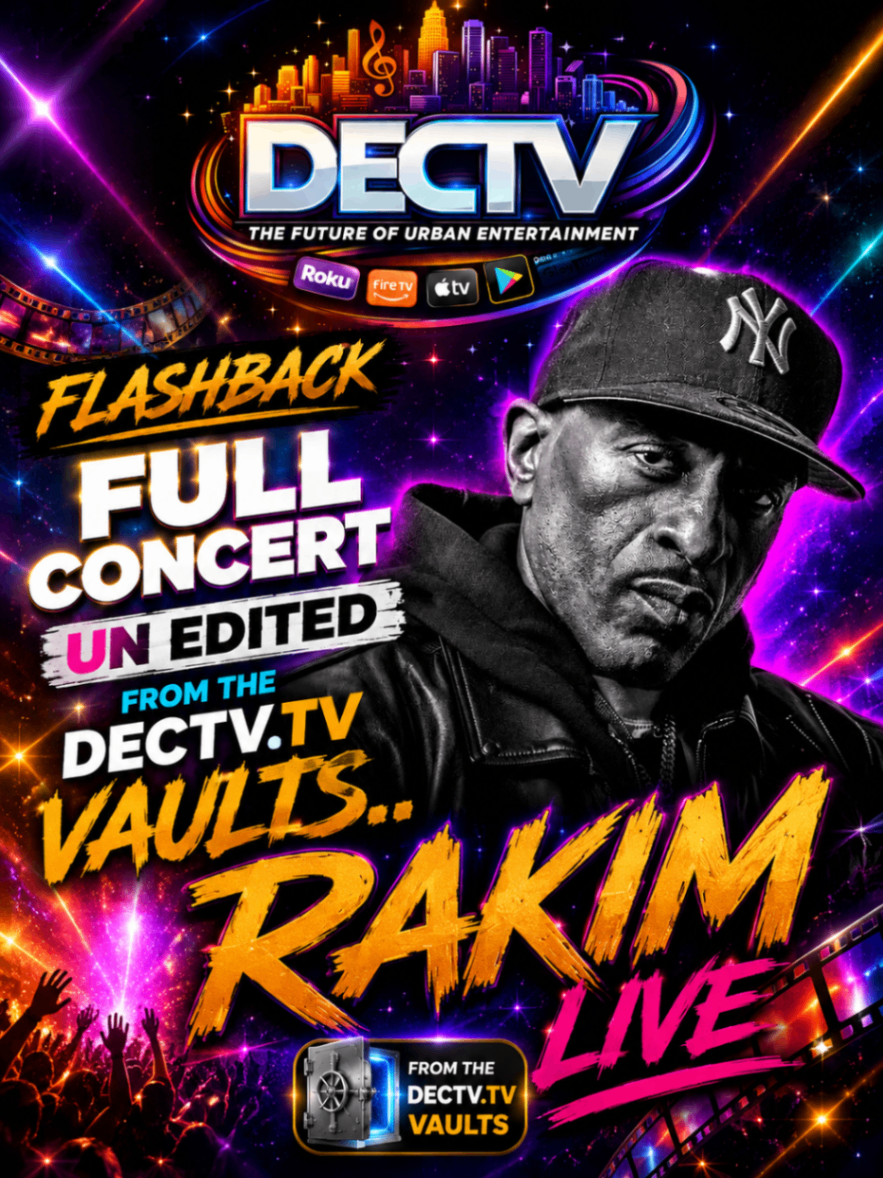 Rakim Live — Full Concert Unedited from the DECTV.TV Vaults — Flashback
